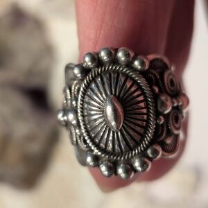 New Signed Southwest Native Sterling Silver Ring